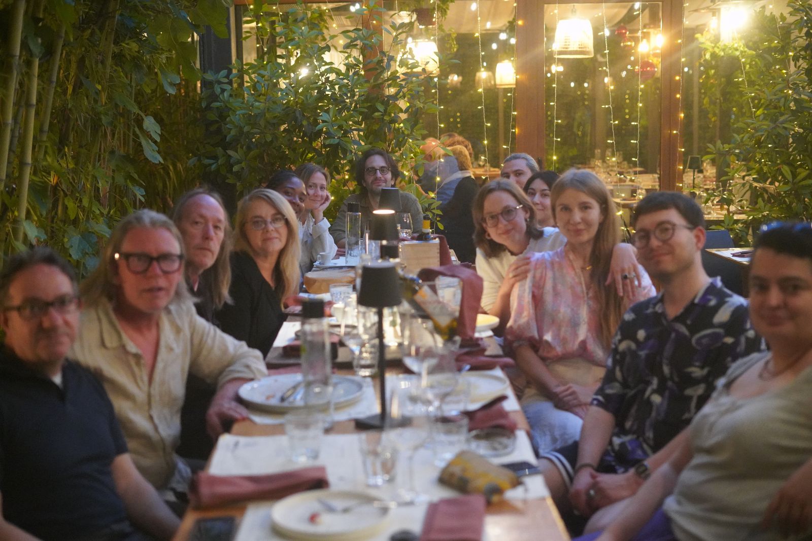 GCAS researchers in a Florence café